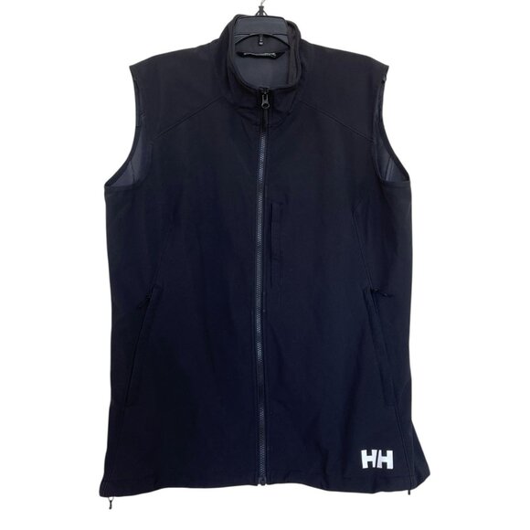 Helly Hansen Vest Mens Size XL Black Soft shell Outdoor Pockets - Picture 1 of 4